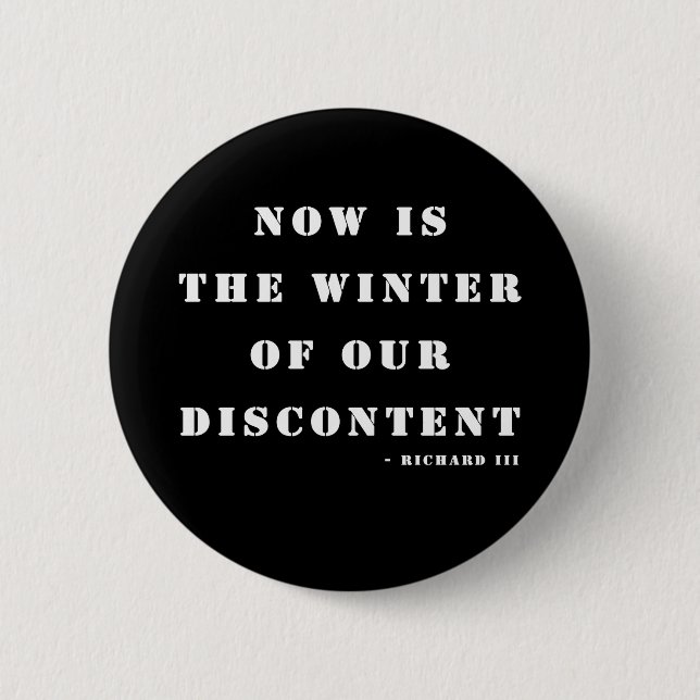 Bóton Redondo 5.08cm Richard III4 (Frente)