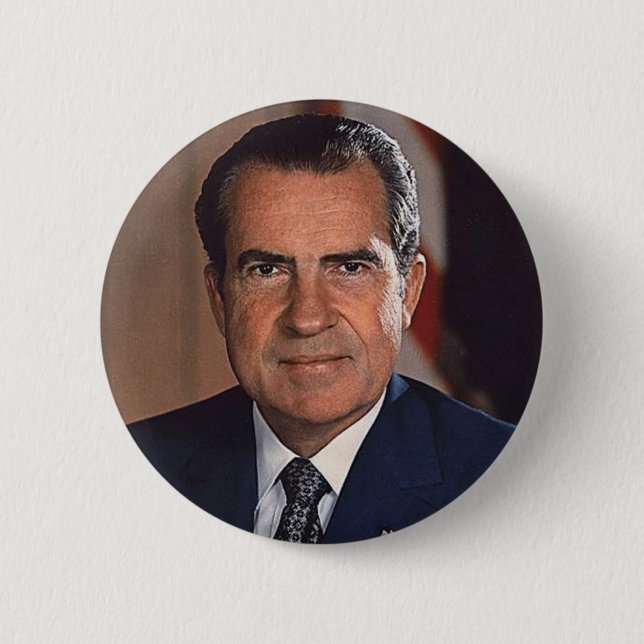 Bóton Redondo 5.08cm Richard M. Nixon (Frente)
