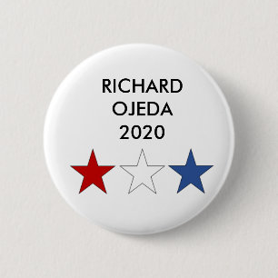 Bóton Redondo 5.08cm Richard Ojeda 2020 Botão Presidencial