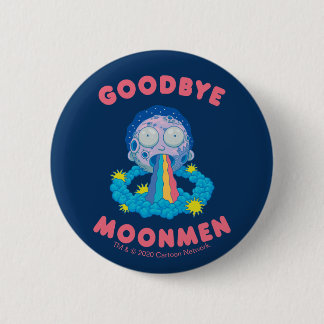 Bóton Redondo 5.08cm RICK E MORTY™ | Adeus, Moonmen