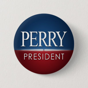 Bóton Redondo 5.08cm Rick Perry 2012