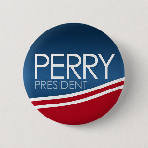 Bóton Redondo 5.08cm Rick Perry - Presidente 2012