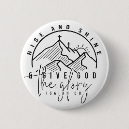 Bóton Redondo 5.08cm Rise e Brilho