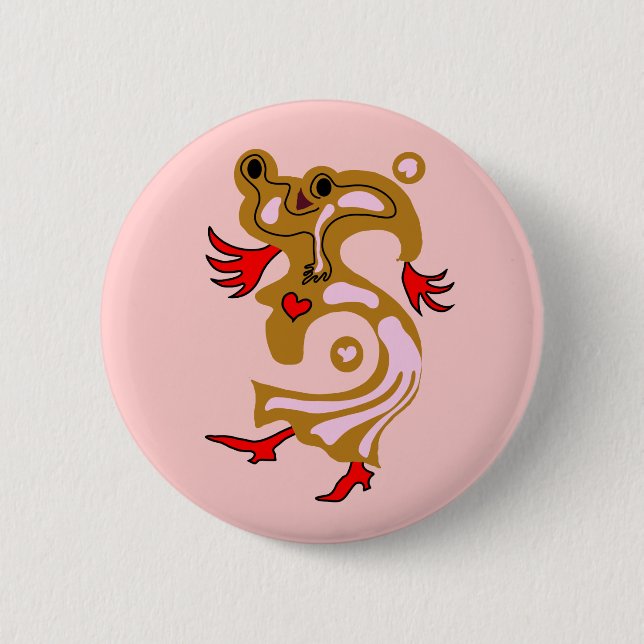 Bóton Redondo 5.08cm Ritmo do amor (Frente)