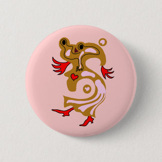 Bóton Redondo 5.08cm Ritmo do amor