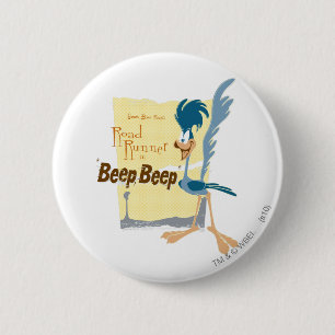 BÓTON REDONDO 5.08CM ROAD RUNNER™ BEEP BEEP!™