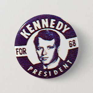 Bóton Redondo 5.08cm Robert Kennedy - botão