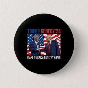Bóton Redondo 5.08cm Robert Kennedy Jr Rfk Jr Para Trump Unidade Presid
