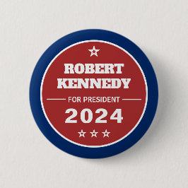 Bóton Redondo 5.08cm Robert Kennedy para o Presidente 2024
