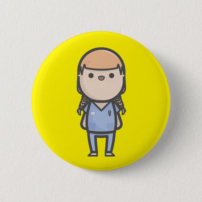 Bóton Redondo 5.08cm Robyn Miller - víctima (Frente)