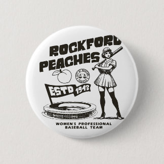 Bóton Redondo 5.08cm Rockford Peaches Women's Bysebyll Team 1943 - 