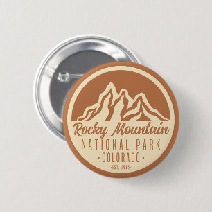 Bóton Redondo 5.08cm Rocky Mountain National Park Colorado