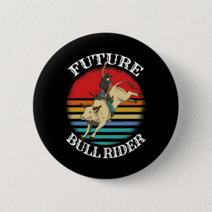 Bóton Redondo 5.08cm Rodeo Cowboy Cowgirl Barrel Racing Horsebac