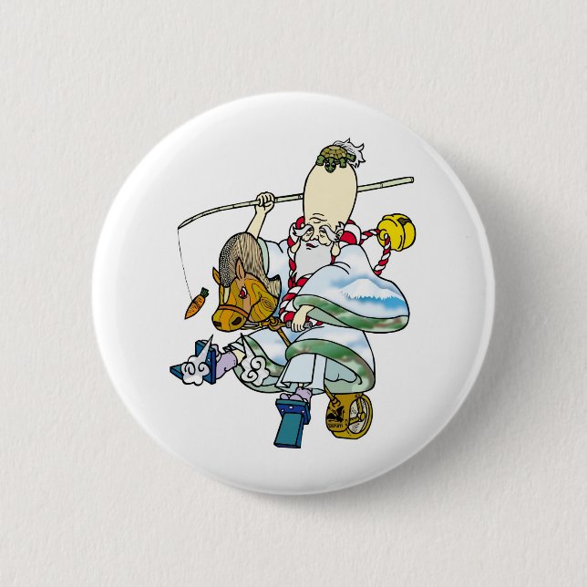 Bóton Redondo 5.08cm rodeo Jurojin (Frente)