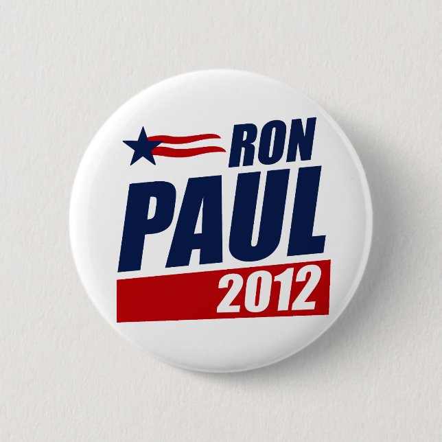 BÓTON REDONDO 5.08CM RON PAUL 2012 (Frente)