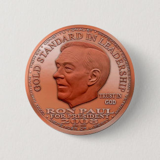 Bóton Redondo 5.08cm Ron Paul "Banido" Bonito Dólar de Liberdade... Bot