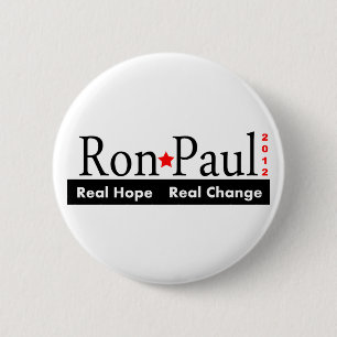 Bóton Redondo 5.08cm Ron Paul - botão real da mudança 2012 da esperan