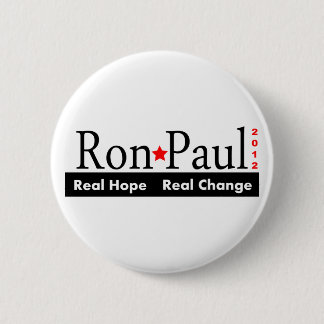 Bóton Redondo 5.08cm Ron Paul - botão real da mudança 2012 da esperança