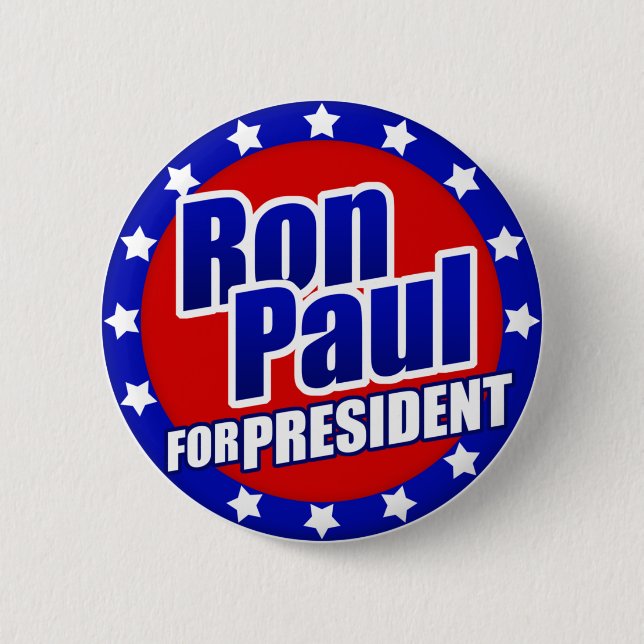 Bóton Redondo 5.08cm Ron Paul para o presidente Botão (Frente)