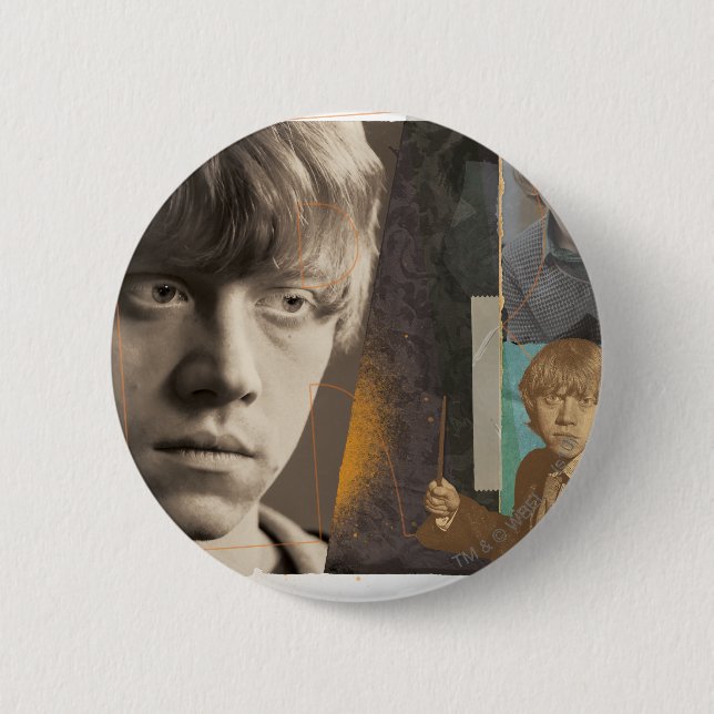 Bóton Redondo 5.08cm Ron Weasley 8 (Frente)