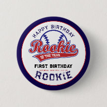 Rookie do beisebol do primeiro aniversario do Ano