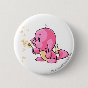 Bóton Redondo 5.08cm Rosa de Kacheek