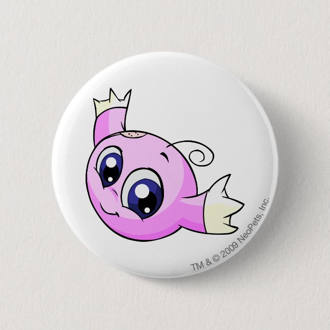 Bóton Redondo 5.08cm Rosa de Kiko (Frente)