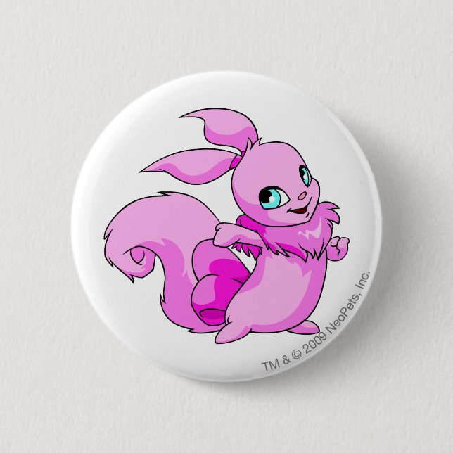 Bóton Redondo 5.08cm Rosa de Usul (Frente)