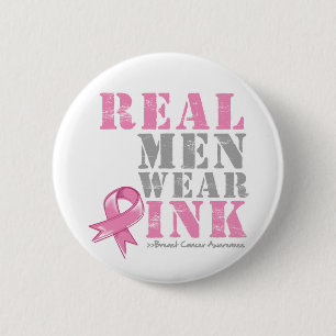 Bóton Redondo 5.08cm Rosa real do desgaste de homens