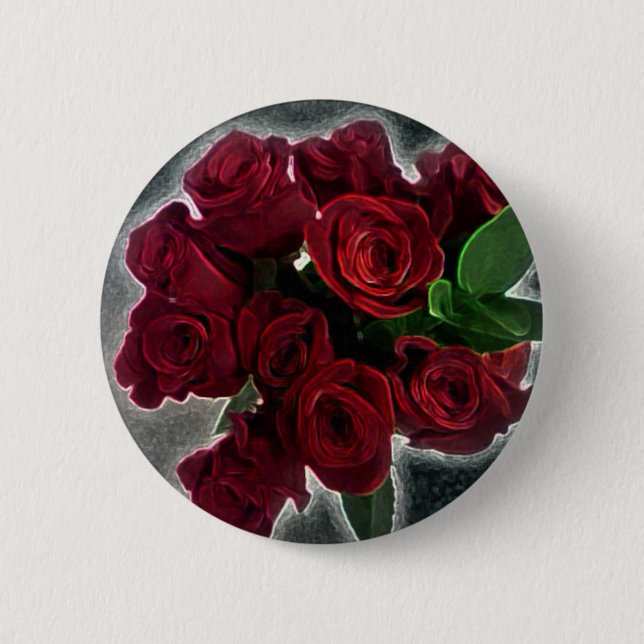 BÓTON REDONDO 5.08CM ROSAS VERMELHAS BONITAS (Frente)