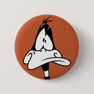 Bóton Redondo 5.08cm Rosto Confuso do DAFFY DUCK™