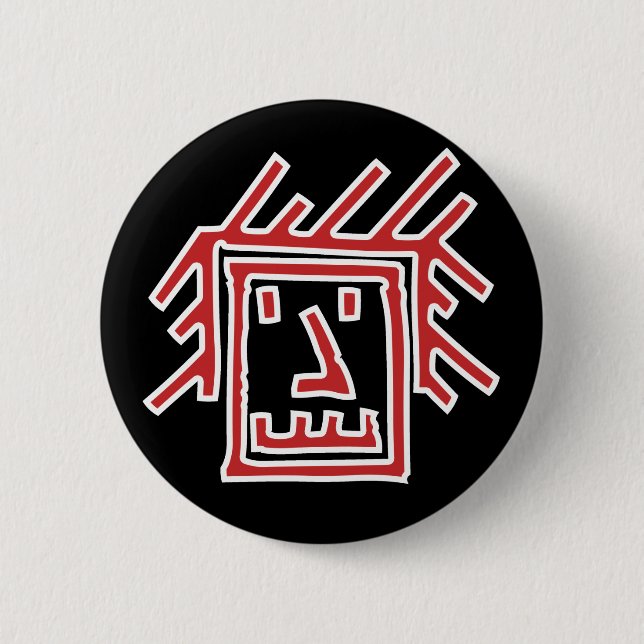 Bóton Redondo 5.08cm Rosto de Funk (Frente)