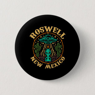 Bóton Redondo 5.08cm Roswell Nm 1947 - Engraçado Roswell Aviação Novo M