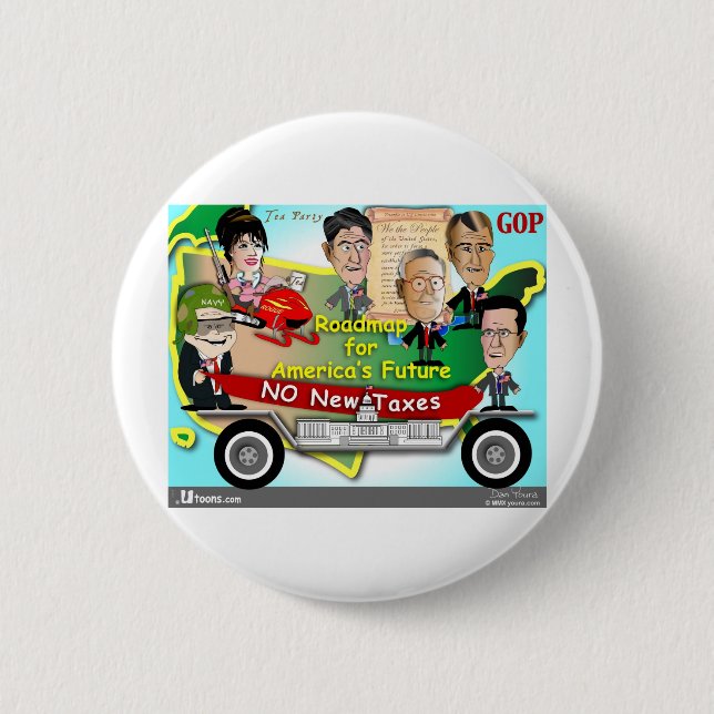 Bóton Redondo 5.08cm Roteiro para a América (Frente)