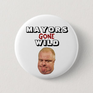 Bóton Redondo 5.08cm Roubo Ford: Mayors Ir Selvagem