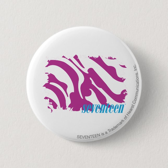 Bóton Redondo 5.08cm Roxo 3 da zebra (Frente)