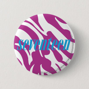 Bóton Redondo 5.08cm Roxo da zebra