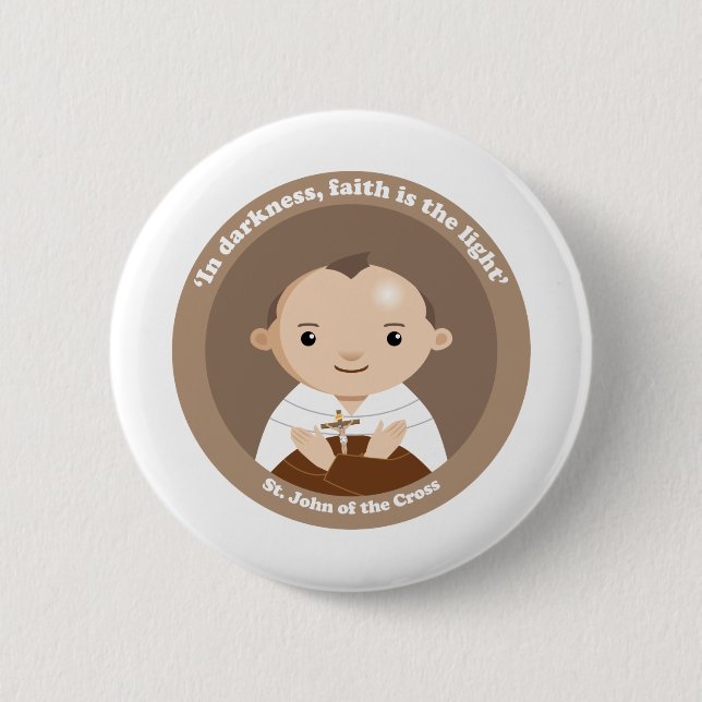 Bóton Redondo 5.08cm Rua, John da Cruz (Frente)