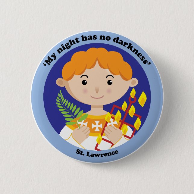 Bóton Redondo 5.08cm Rua. Lawrence (Frente)