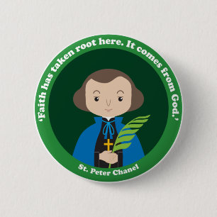 Bóton Redondo 5.08cm Rua. Peter Chanel