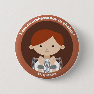 Bóton Redondo 5.08cm Rua. Quentin