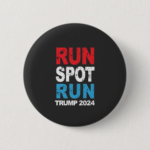 Bóton Redondo 5.08cm Run Spot Run Trump 2024 eleição Trump Vance