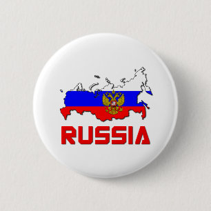 Bóton Redondo 5.08cm Rússia com crista