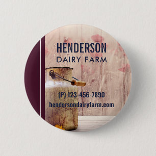 Bóton Redondo 5.08cm Russo Milk Consegue Estilo de País no Comércio de 