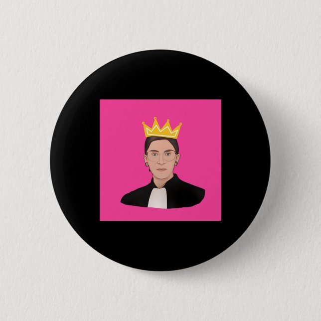 Bóton Redondo 5.08cm Ruth Bader Ginsberg  RBG  Poster (Frente)