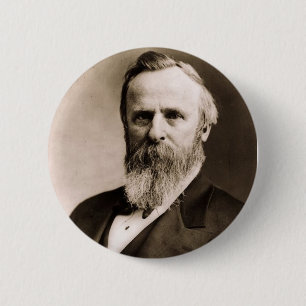 Bóton Redondo 5.08cm Rutherford B. Hayes