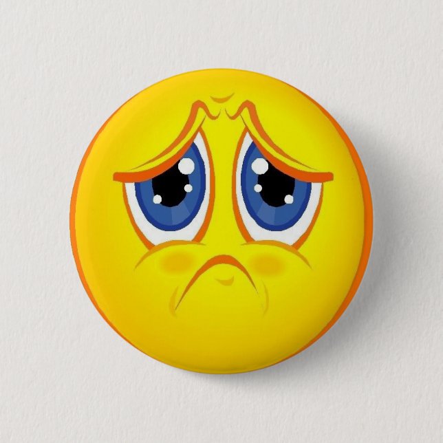 Bóton Redondo 5.08cm Saaaaad enfrenta (Frente)