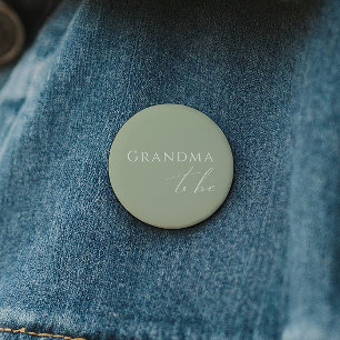 Bóton Redondo 5.08cm Sábio Whimsage Chá de fraldas Vovó a ser