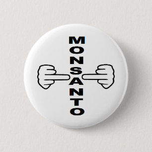 Bóton Redondo 5.08cm Sacudir Button Monsanto