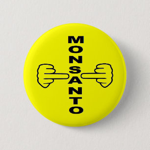 Bóton Redondo 5.08cm Sacudir Button Monsanto
